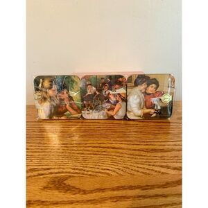 VTG MCM Renoir Drink Coasters Dessous De Verres Posavasos France Set 6 NEW Art